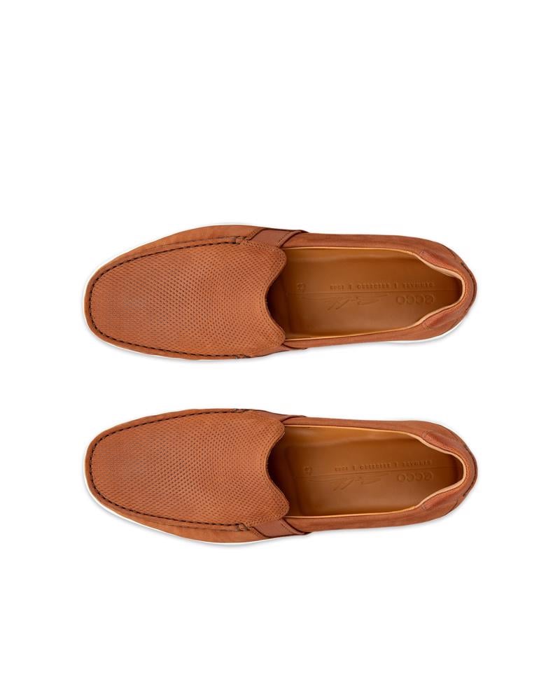 Brown ECCO S LITE MOC PERF LOAFER