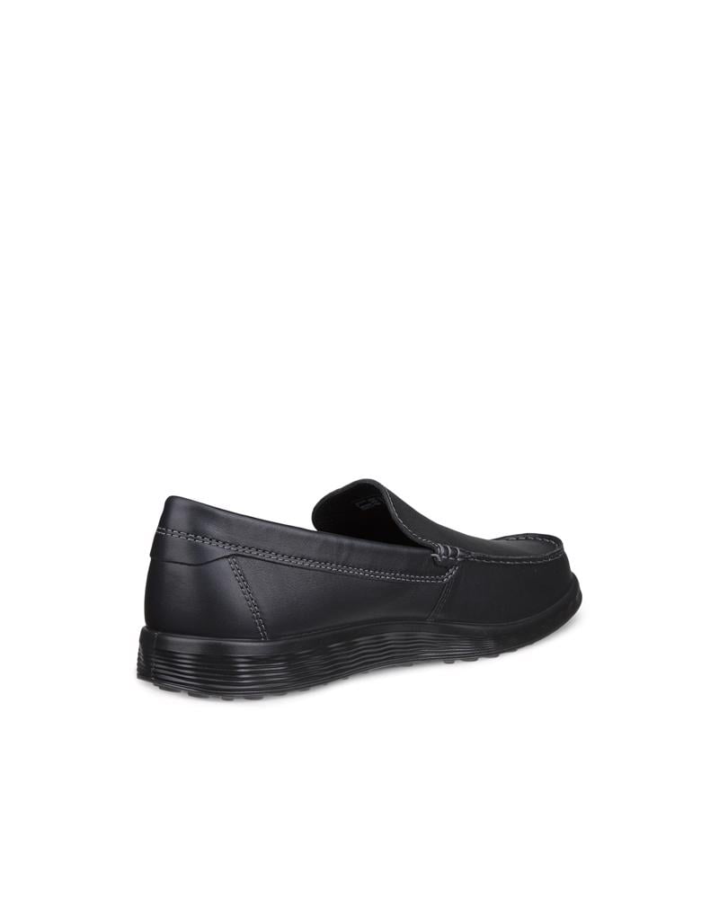 BLACK ECCO S LITE MOC LOAFER