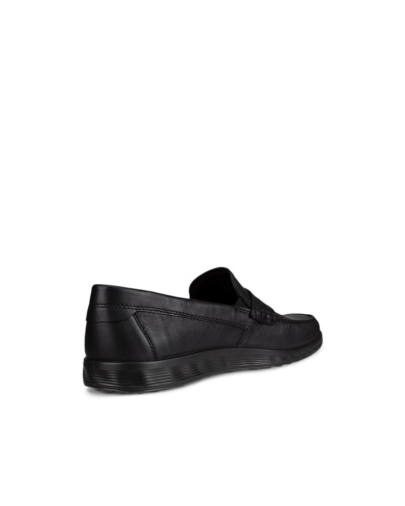 BLACK ECCO S LITE M MOC MOCCASIN