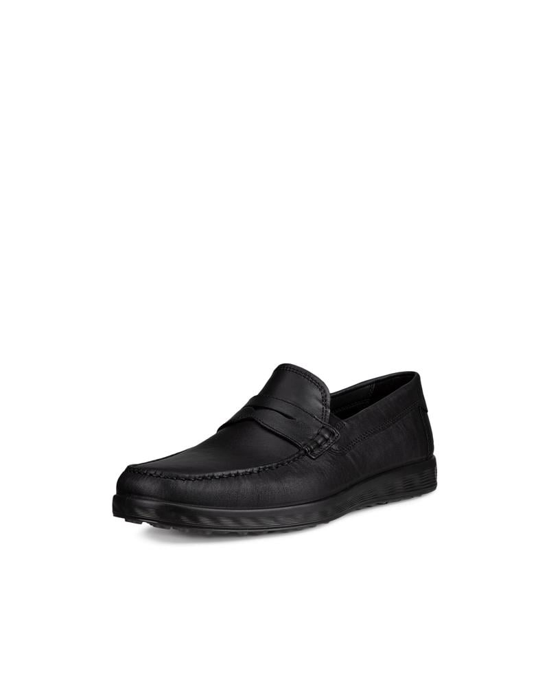BLACK ECCO S LITE M MOC MOCCASIN