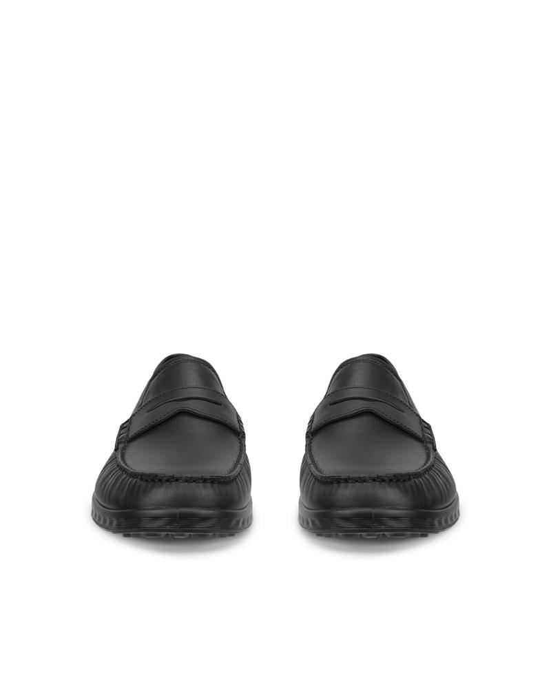 BLACK ECCO S LITE M MOC MOCCASIN