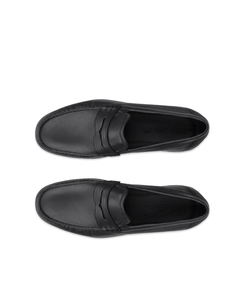 BLACK ECCO S LITE M MOC MOCCASIN