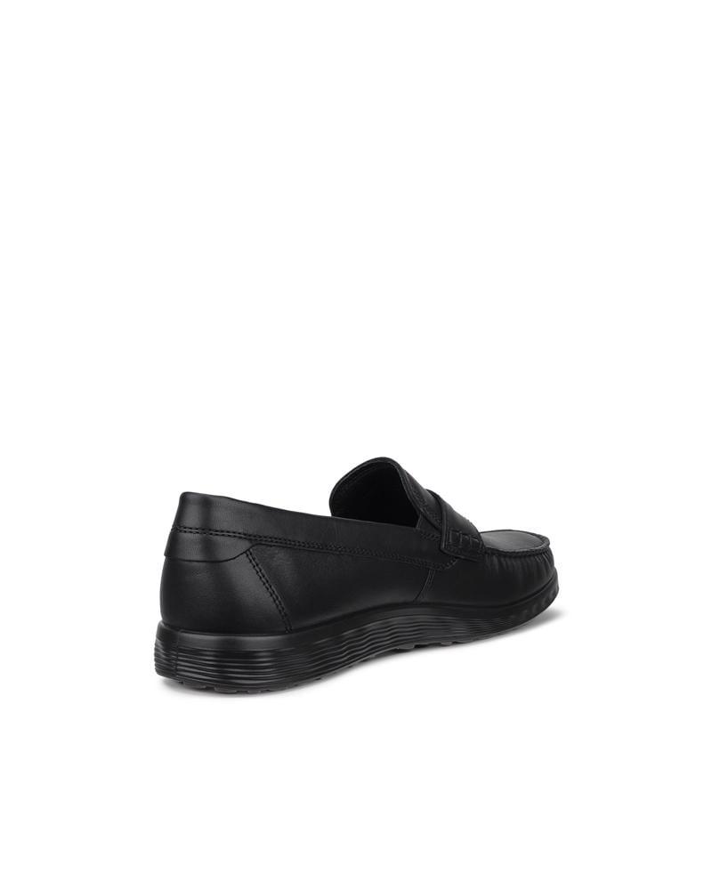 BLACK ECCO S LITE M MOC MOCCASIN