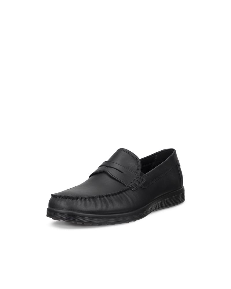 BLACK ECCO S LITE M MOC MOCCASIN
