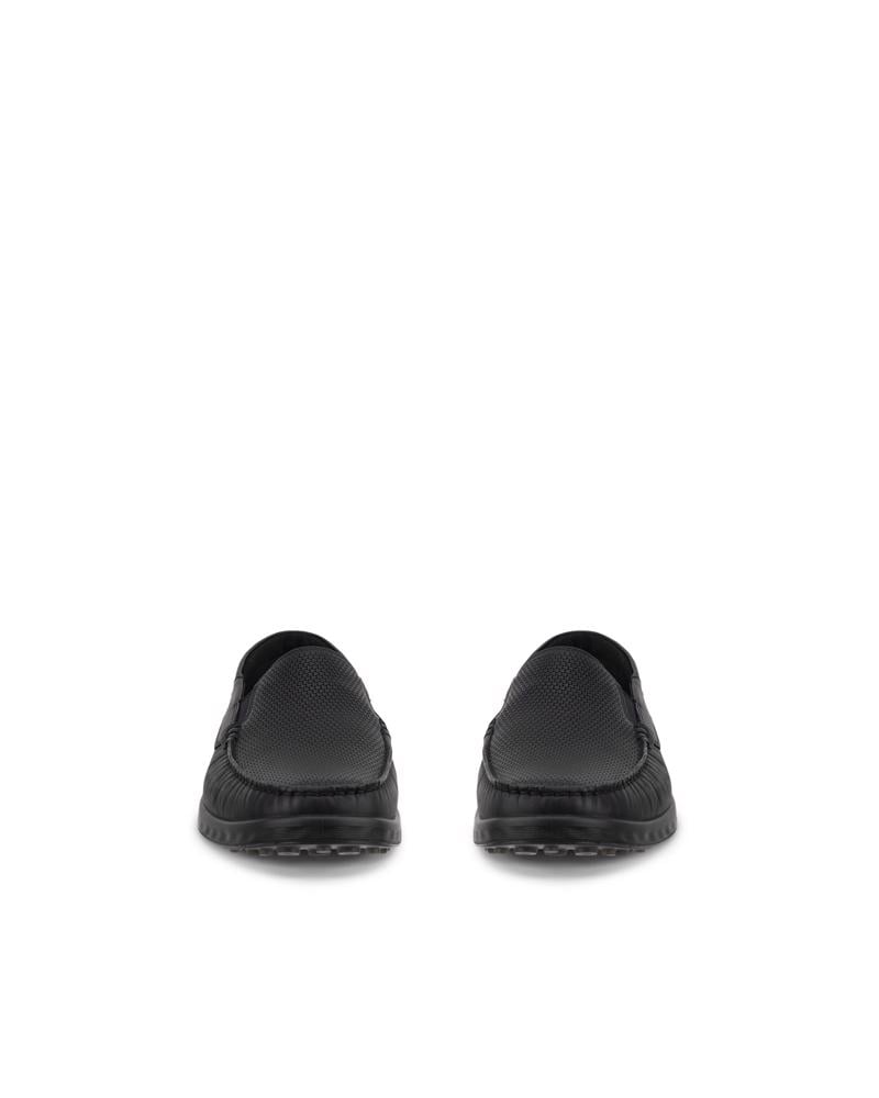 BLACK ECCO S LITE MOC M LOAFER