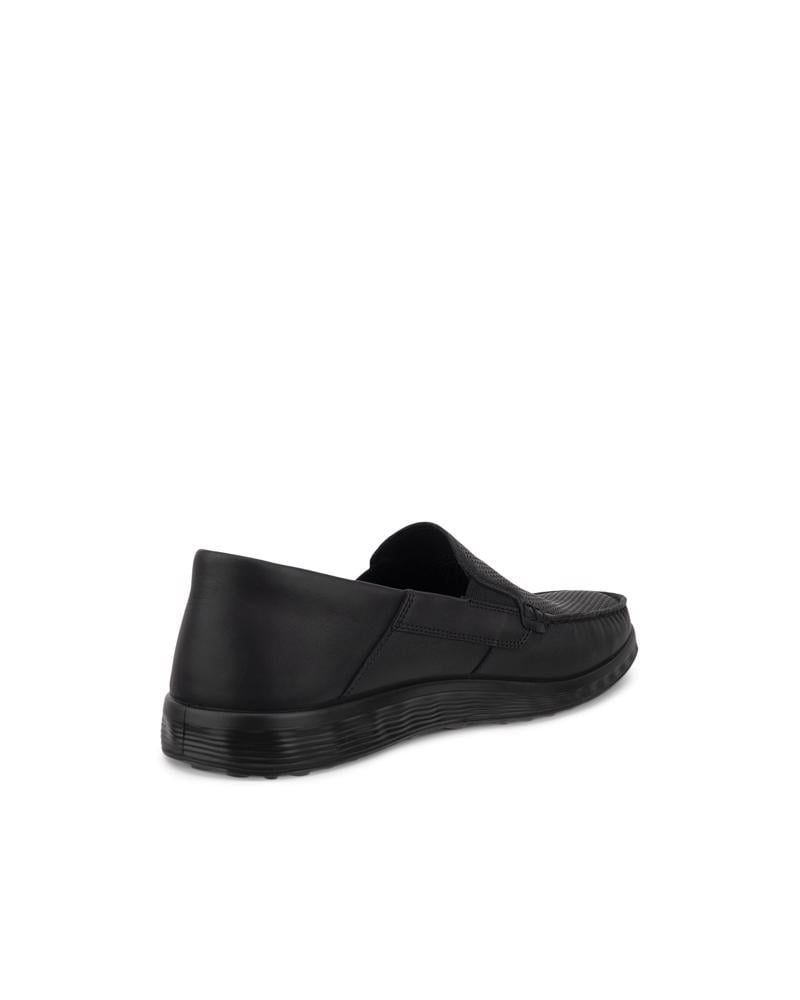 BLACK ECCO S LITE MOC M LOAFER
