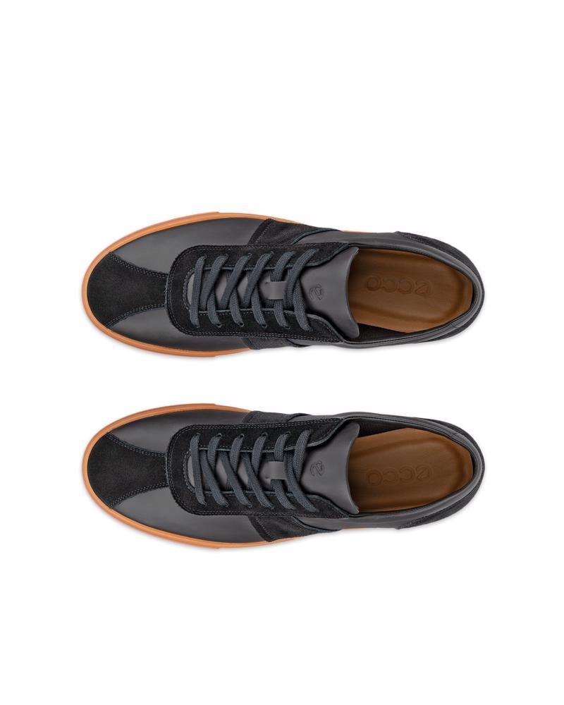 BLACK ECCO SOFT 10 M SPORT LACE