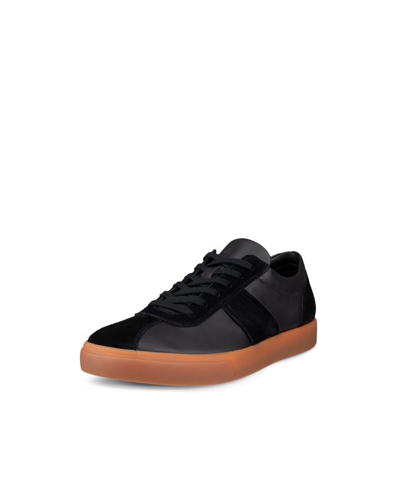 BLACK ECCO SOFT 10 M SPORT LACE
