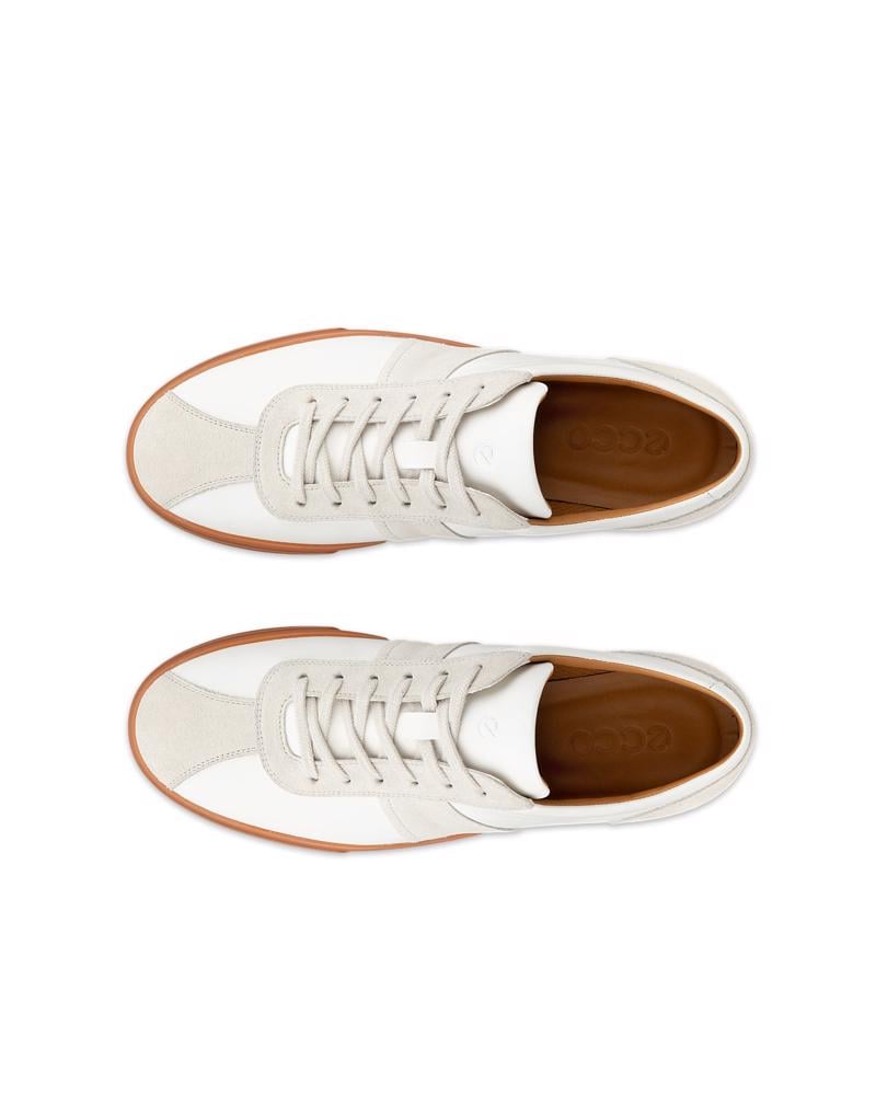 White ECCO SOFT 10 M SPORT LACE