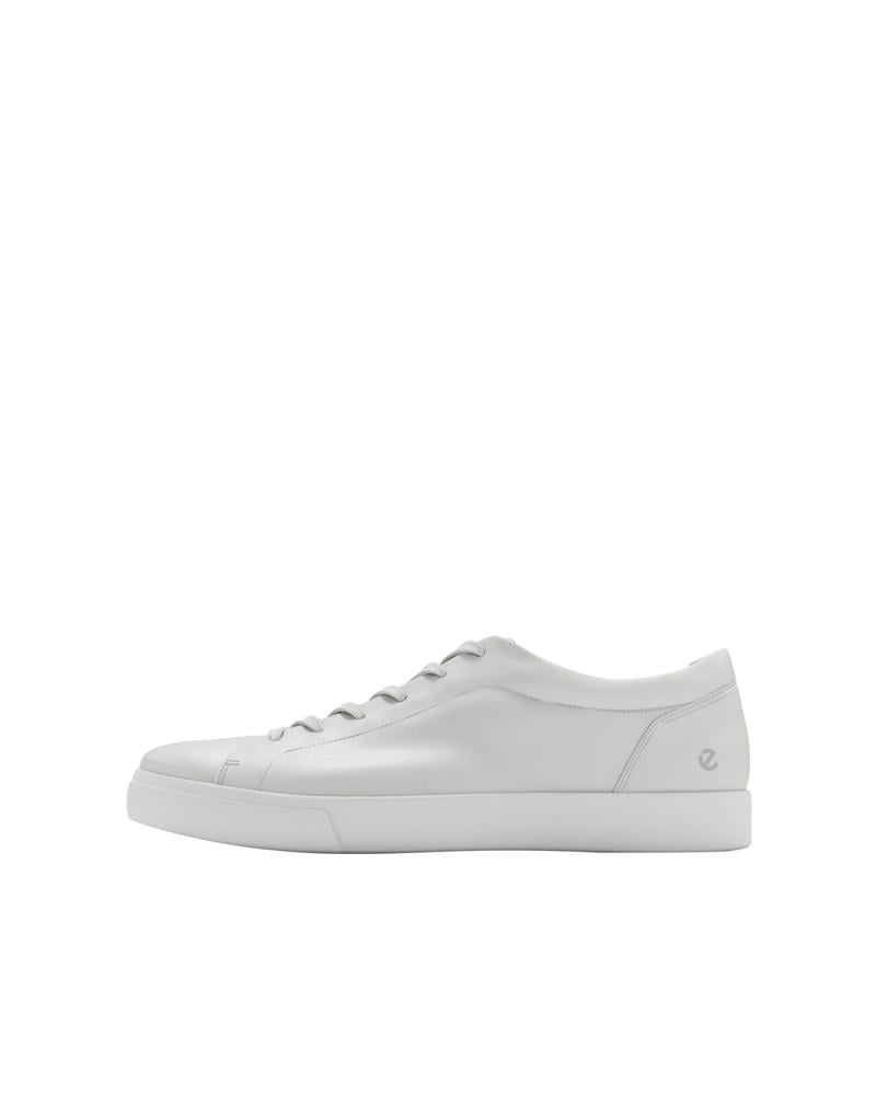White ECCO SOFT 10 M LACE SNEAKER