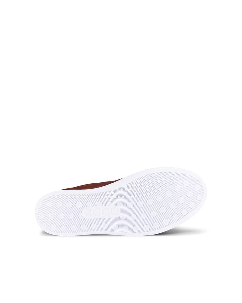 Brown ECCO SOFT 10 M LACE SNEAKER