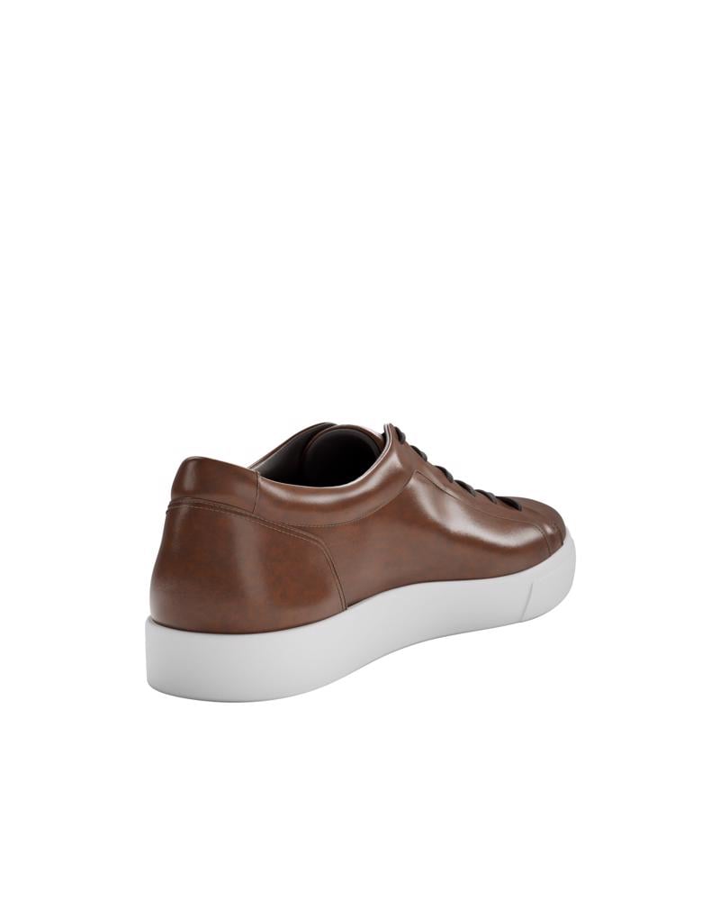 Brown ECCO SOFT 10 M LACE SNEAKER