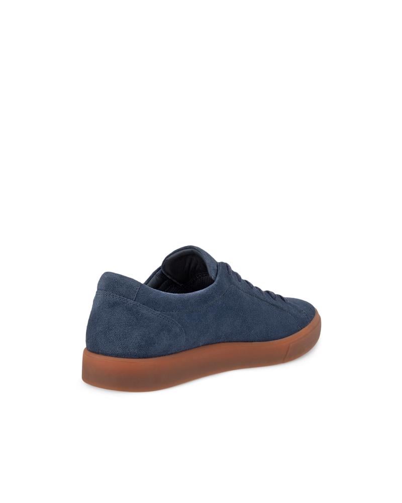 BLUE ECCO SOFT 10 M LACE SNEAKER