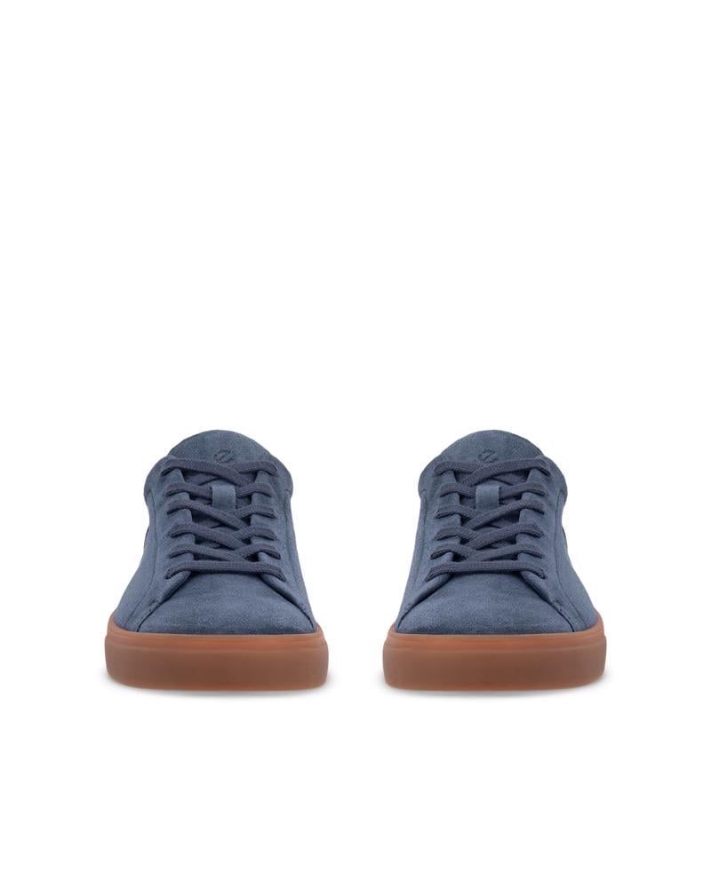 BLUE ECCO SOFT 10 M LACE SNEAKER