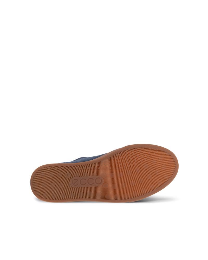 BLUE ECCO SOFT 10 M LACE SNEAKER