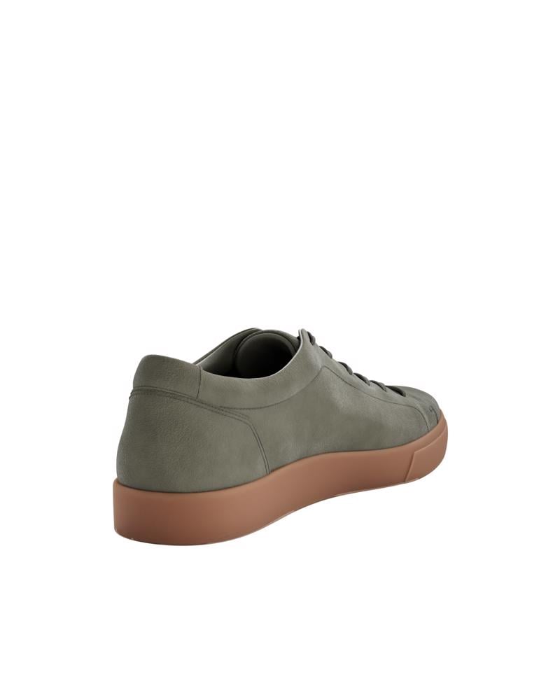 Green ECCO SOFT 10 M LACE SNEAKER