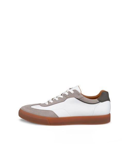 White ECCO SOFT 10 M RETRO SNEAKER