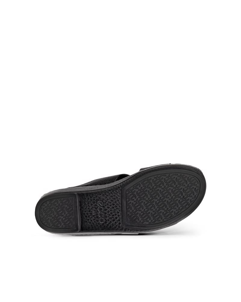 BLACK ECCO RAHASTEP M SANDAL LDT