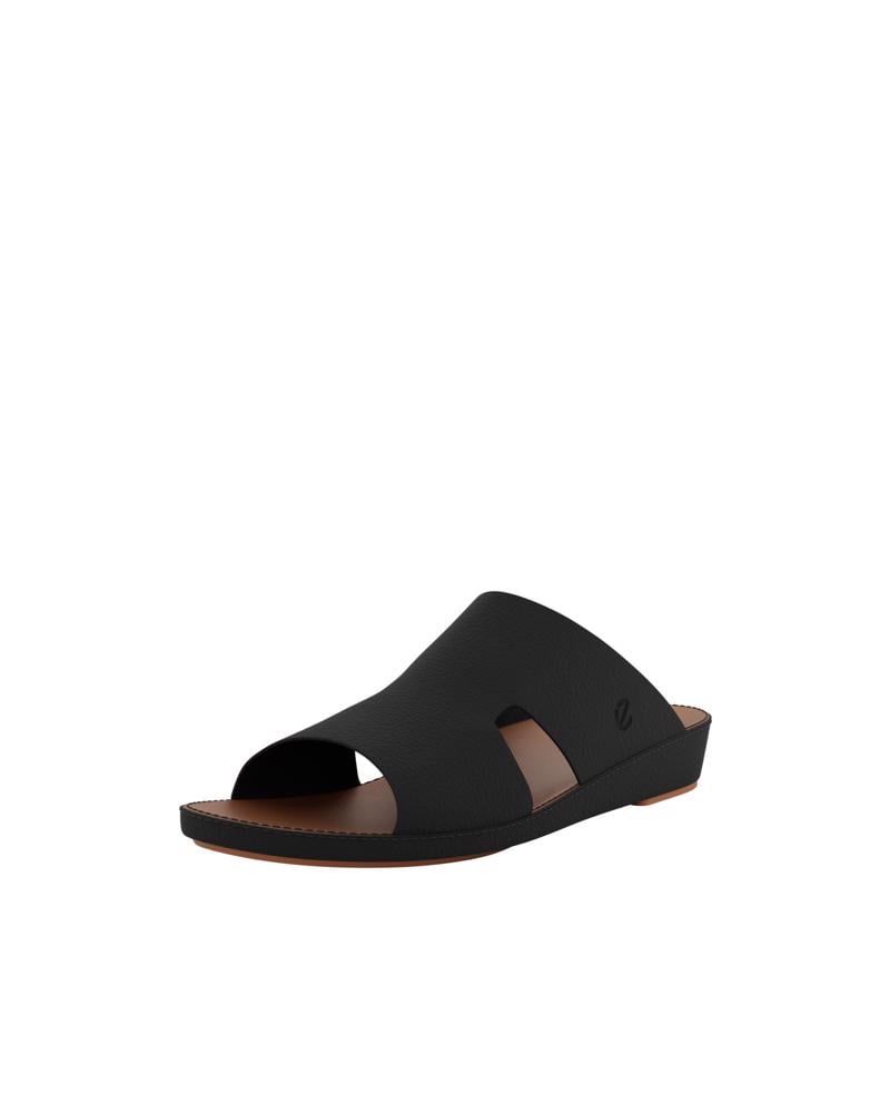 BLACK ECCO RAHASTEP M SANDAL LDT