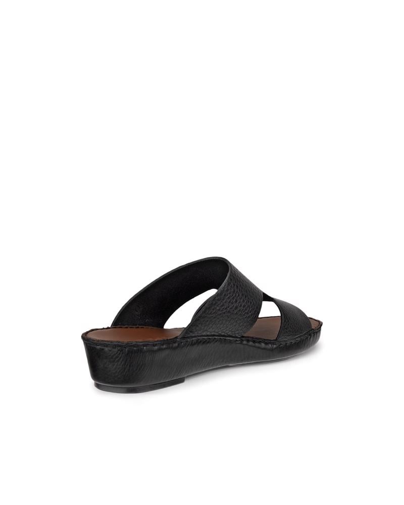 BLACK ECCO RAHASTEP M SANDAL LDT