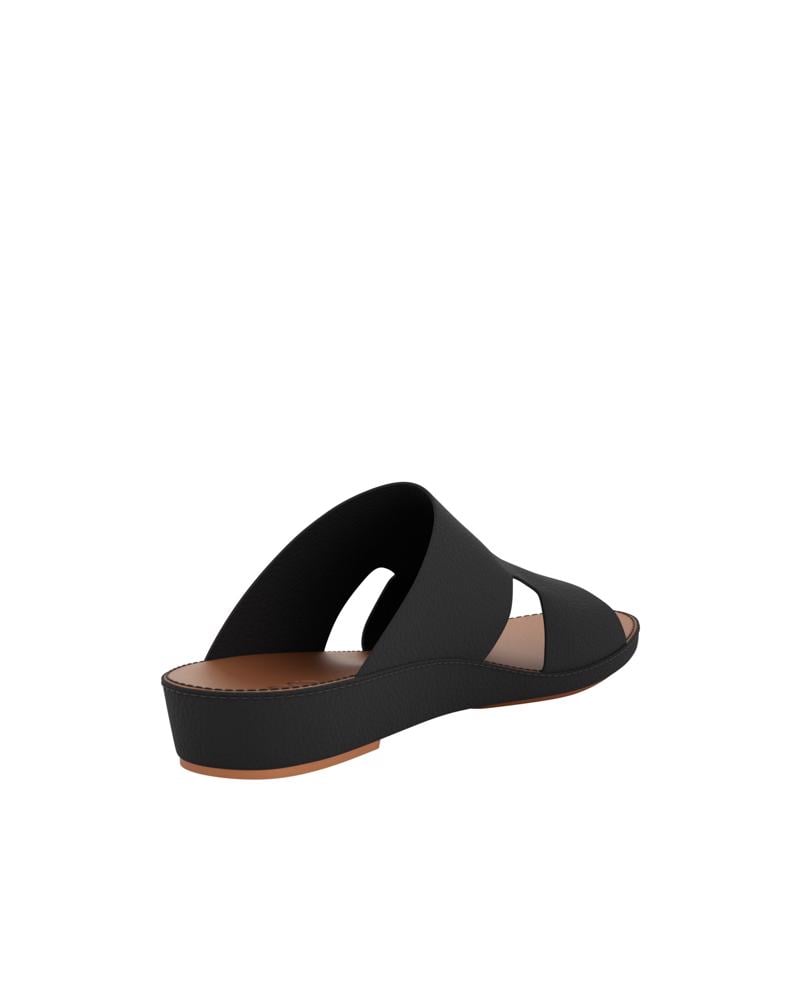 BLACK ECCO RAHASTEP M SANDAL LDT