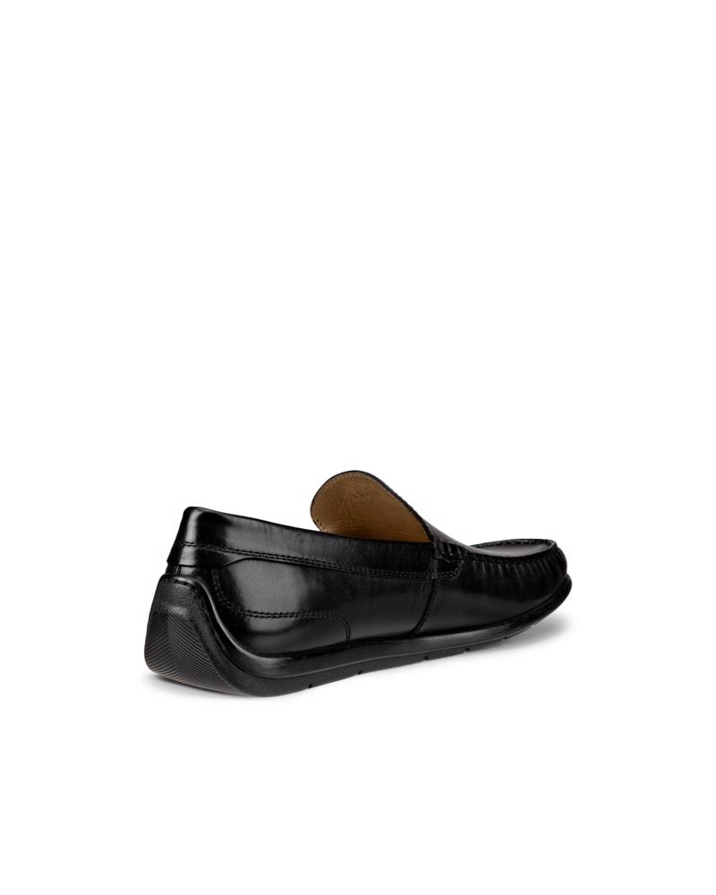 BLACK ECCO Classic Moc 2.0 Moccasin