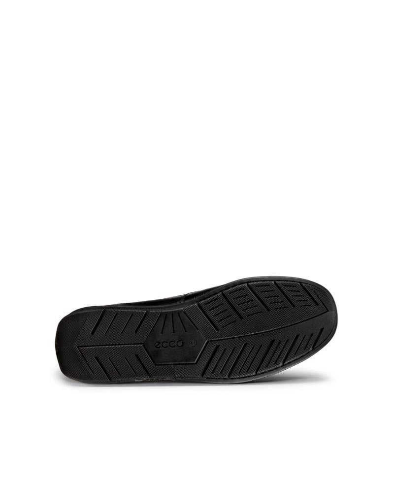 BLACK ECCO Classic Moc 2.0 Moccasin