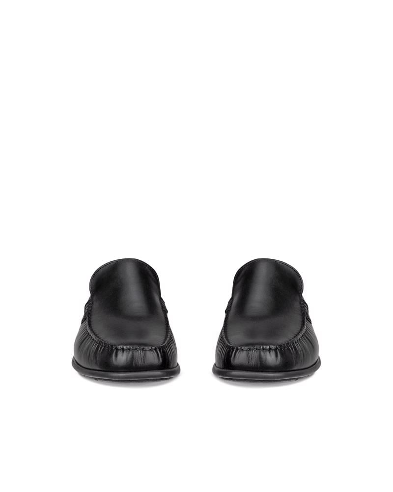BLACK ECCO Classic Moc 2.0 Moccasin