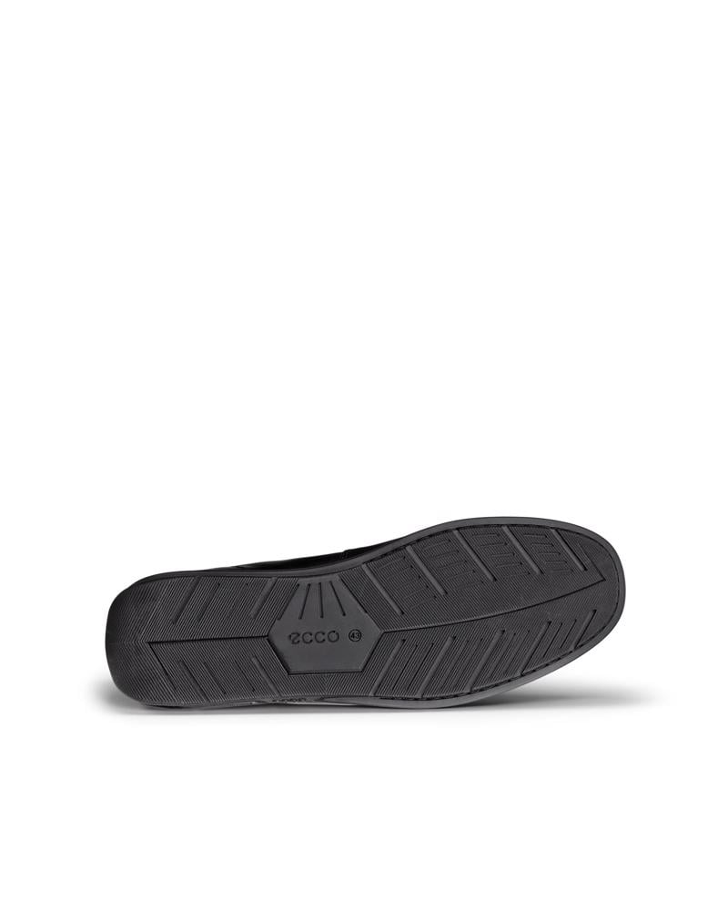 BLACK ECCO Classic Moc 2.0 Moccasin
