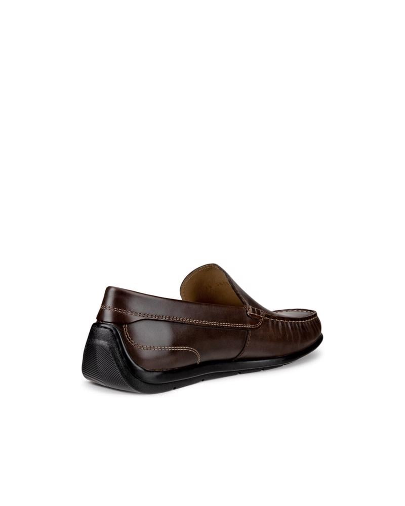 بني ECCO Classic Moc 2.0 Moccasin