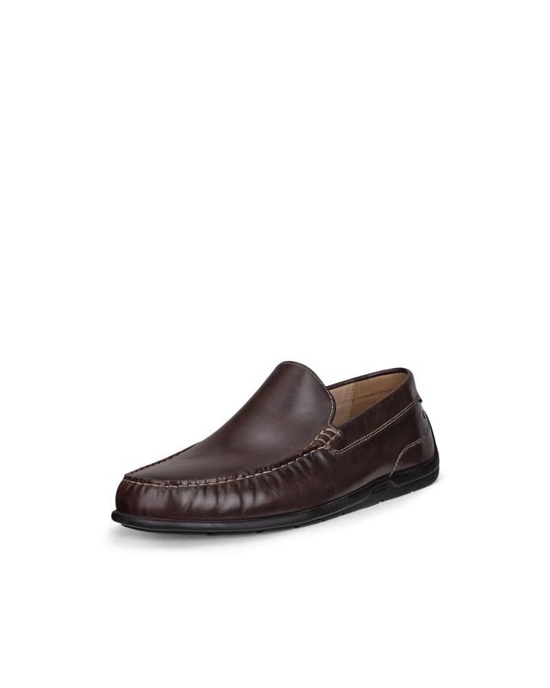 Brown ECCO Classic Moc 2.0 Moccasin
