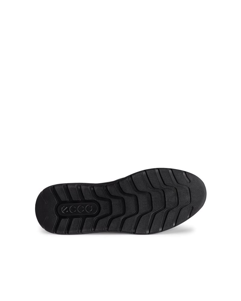BLACK ECCO CITY STRIDE SNEAKER