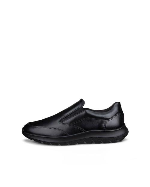 BLACK ECCO CITY STRIDE SLIP ON