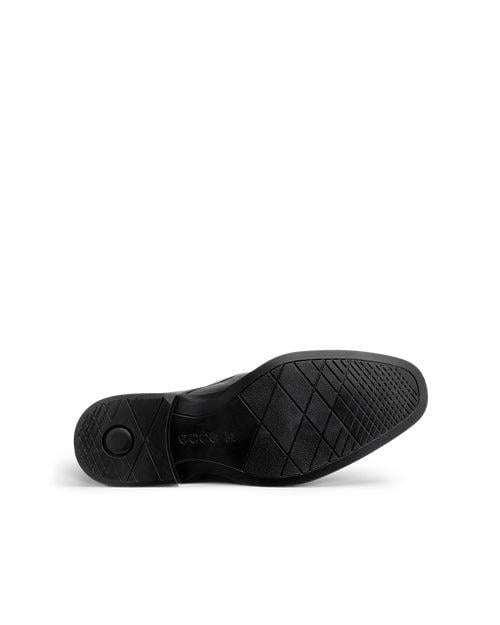 BLACK ECCO MELBOURNE SLIP ON