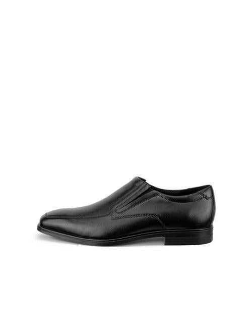 BLACK ECCO MELBOURNE SLIP ON