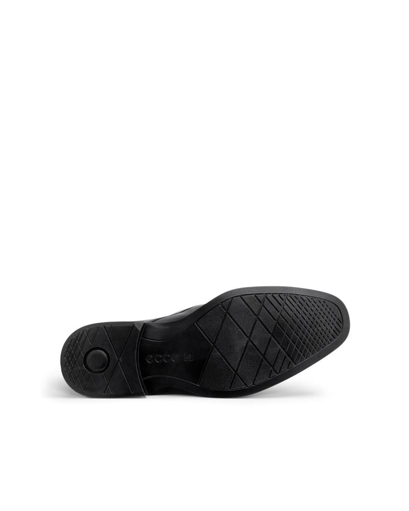 BLACK ECCO MELBOURNE SLIP ON