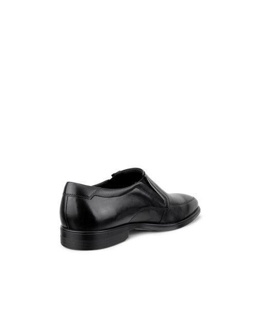 BLACK ECCO MELBOURNE SLIP ON