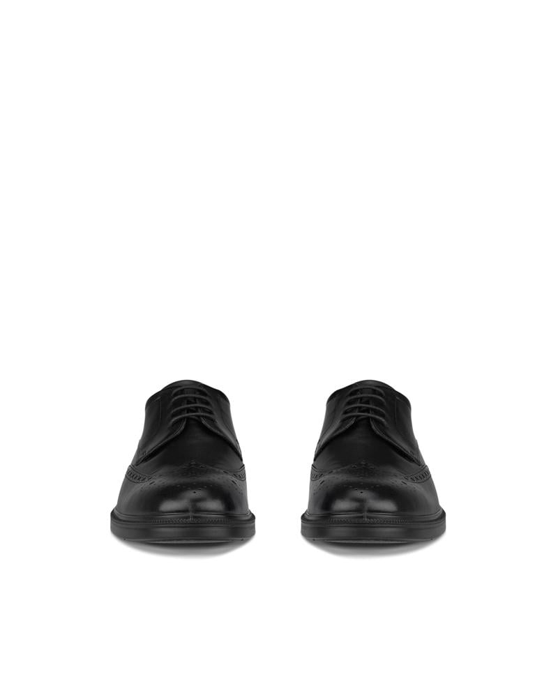 BLACK ECCO LISBON M WINGTIP