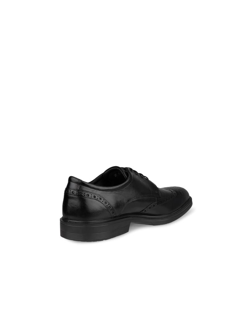 BLACK ECCO LISBON M WINGTIP