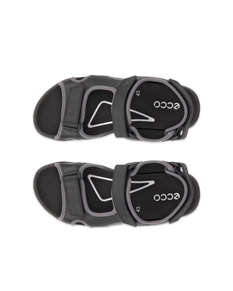 BLACK NEW ECCO ONROADS M SANDAL 3 ST