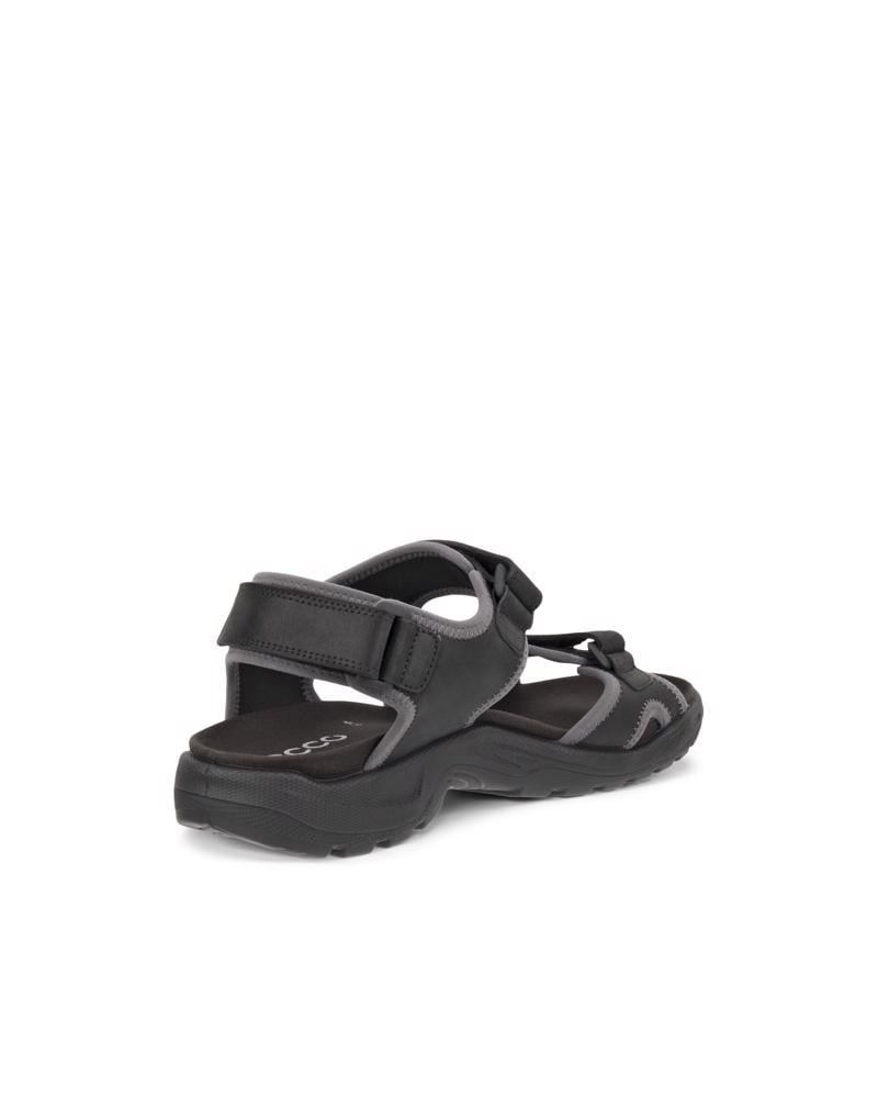 BLACK NEW ECCO ONROADS M SANDAL 3 ST