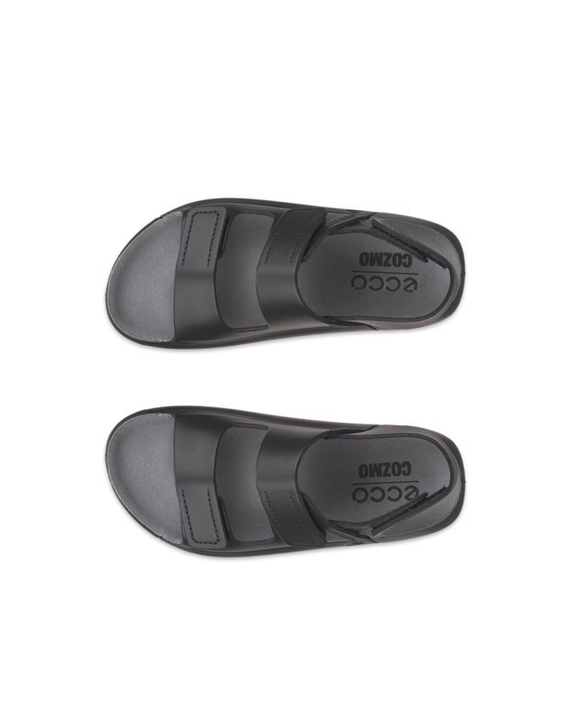 BLACK ECCO COZMO K 3-STRAP