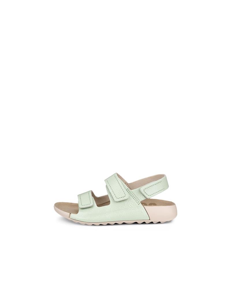 Green ECCO Cozmo K Lack Sandal LEA