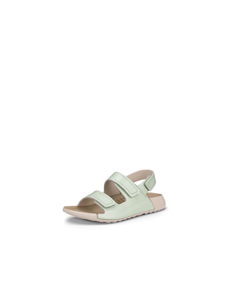 Green ECCO Cozmo K Lack Sandal LEA