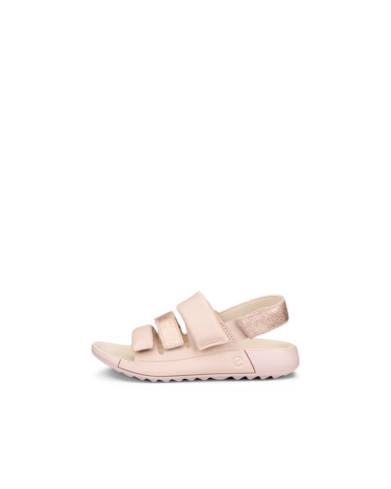 Beige ECCO COZMO K 4 STRAP SANDAL