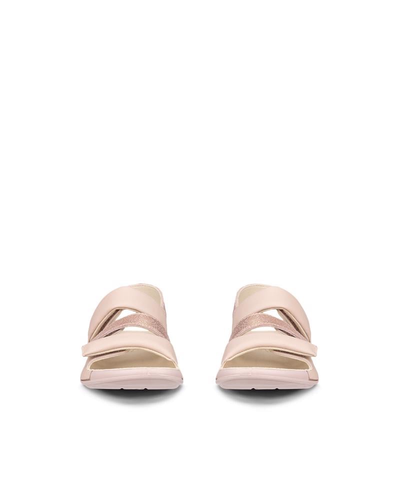 Beige ECCO COZMO K 4 STRAP SANDAL