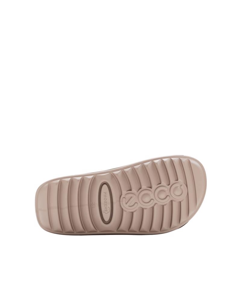 Beige ECCO COZMO K 4 STRAP SANDAL