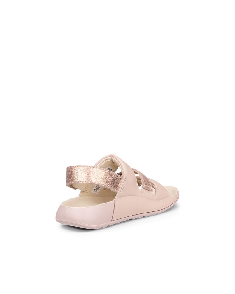 Beige ECCO COZMO K 4 STRAP SANDAL