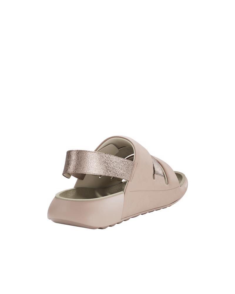 Beige ECCO COZMO K 4 STRAP SANDAL