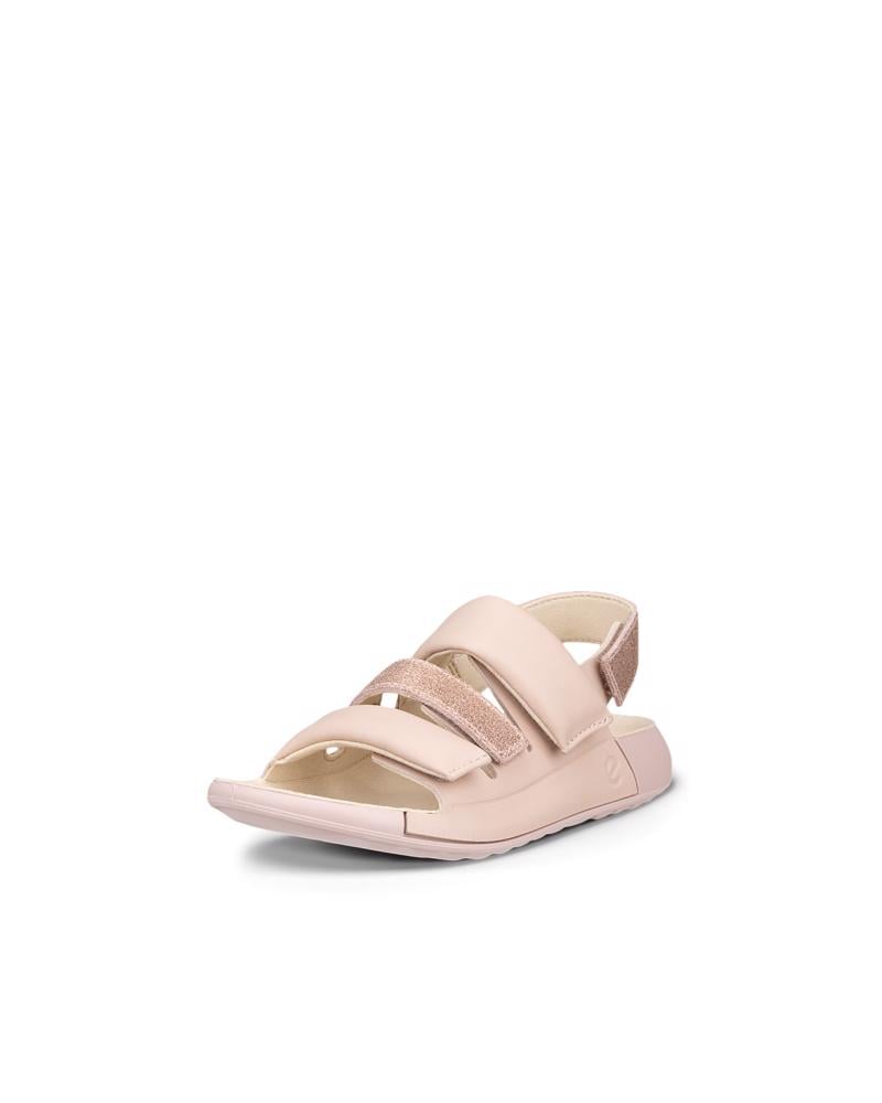 Beige ECCO COZMO K 4 STRAP SANDAL